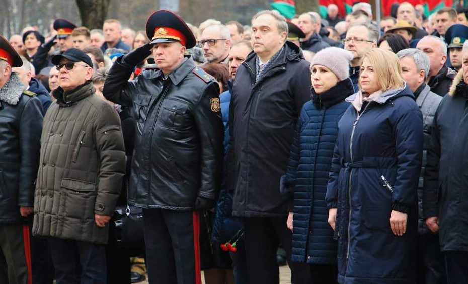 В Гродно прошел митинг, посвященный 34-летию вывода советских войск из Афганистана