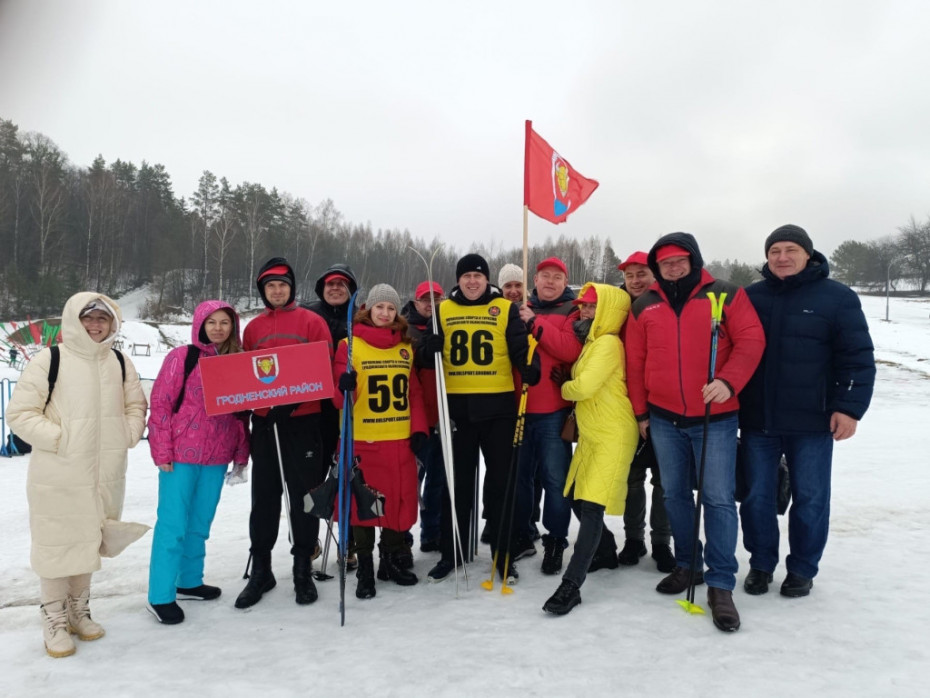 «Принеманская лыжня-2024»: команда Гродненского района прибыла на соревнования по лыжным гонкам